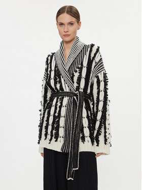 TWINSET TWINSET Kardigán 232TT3213 Ekru Regular Fit