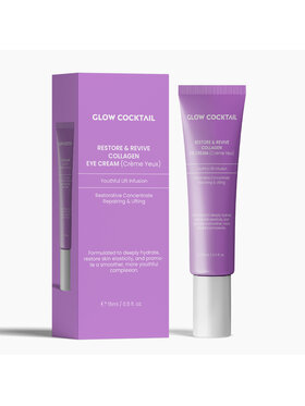 Glow Cocktail Glow Cocktail Regenerująco-rewitalizujący krem kolagenowy pod oczy 15 ml Krem pod oczy