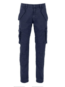 Alpha Industries Alpha Industries Kalhoty z materiálu AI.126215-697-31 Tmavomodrá Slim Tapered Fit