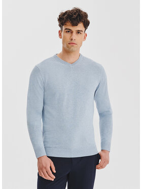 Pako Lorente Pako Lorente Sweter P25WB-2X-027 Błękitny Classic Fit