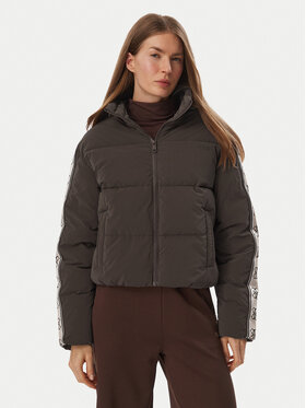 Guess Guess Zimní bunda V5BL11 WGYC2 Tmavě hnědá Regular Fit
