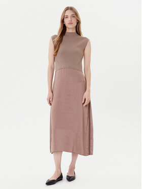 BOSS BOSS Ежедневна рокля Ferdolini 50542873 Бежов Regular Fit