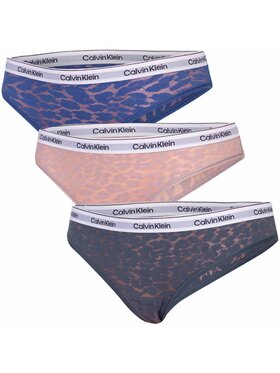 Calvin Klein Calvin Klein Figi BIKINI 3PK 000QD5069E Kolorowy