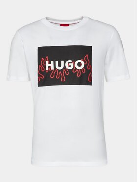 Hugo Hugo Tricou Dulive 50506989 Alb Regular Fit