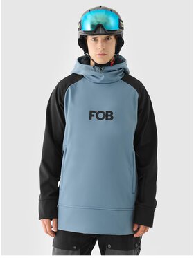 4F 4F Kurtka snowboardowa 4FWAW24TSOFM255 Niebieski Regular Fit