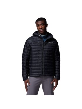 Columbia Columbia Kurtka puchowa Corelite Down Hooded Jacket 2134212010 Czarny Regular Fit