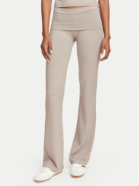 Guess Guess Legginsy V6YB24 K4713 Beżowy ciemny Flare Fit