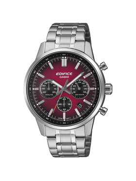 Casio Casio Zegarek EFR-575D-4AEF Srebrny