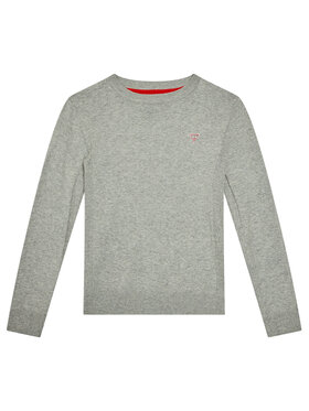 Guess Guess Pulover L0YR03 Z2VV0 Gri Regular Fit