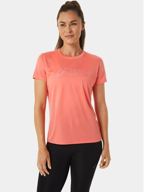 Asics Asics Тениска от техническо трико Core 2012C330 Оранжев Regular Fit