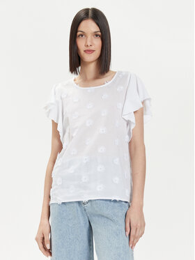 United Colors Of Benetton United Colors Of Benetton Bluse 30BYD107A Weiß Regular Fit