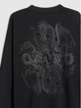 4F 4F Bluza FORNAL Czarny Oversize