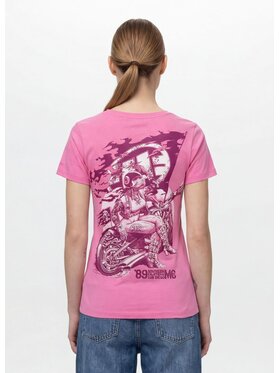 PITBULL PITBULL T-Shirt MC HEART Różowy Regular Fit