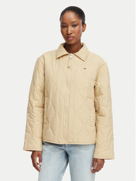 Tommy Jeans Tommy Jeans Преходно яке Tjw Coach DW0DW22909 Бежов Regular Fit
