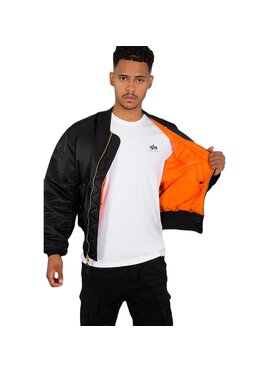 Alpha Industries Alpha Industries Bunda bomber AI.100101 Černá Regular Fit