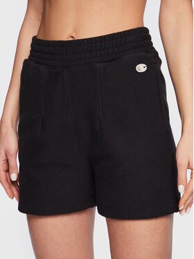 Champion Спортивні шорти 115649 Чорний Regular Fit