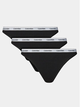 Calvin Klein Underwear Calvin Klein Underwear Komplet 3 par fig klasycznych 000QD5207E Czarny