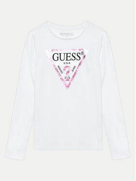 Guess Guess Блуза J84I36 K8HM0 Бял Regular Fit