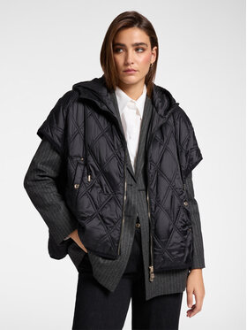Elena Mirò Elena Mirò Giubbotto piumino F047E000058N033 Nero A-Line Fit