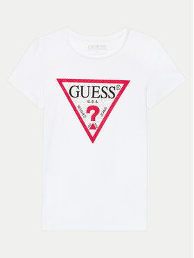 Guess Guess T-shirt J2YI51 K6YW1 Bijela Regular Fit