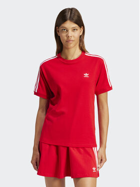 adidas adidas T-shirt 3-Stripes IR8050 Rosso Regular Fit