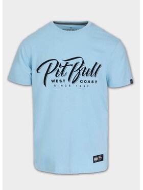 PITBULL PITBULL T-Shirt Koszulka męska EL JEFFE S Błękitny Regular Fit