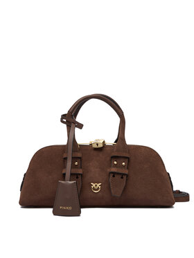PINKO PINKO Ročna torba Bowling Bag Baguette AI 25-26 PLTT 105334 A2JH Rjava