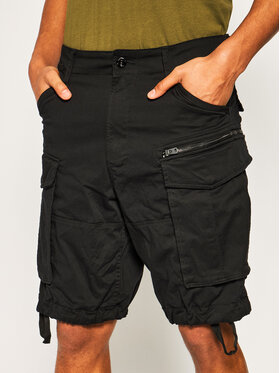 G-Star Raw G-Star Raw Σορτς υφασμάτινο Rovic Zip D08566-5126-990 Μαύρο Relaxed Fit