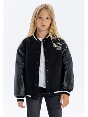 minoti minoti Kurtka przejściowa 20coat81 Czarny Regular Fit