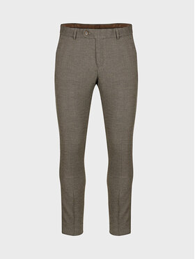Evenemen Evenemen Spodnie garniturowe CREGG Szary Slim Fit