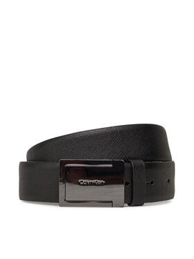 Calvin Klein Calvin Klein Ζώνη Ανδρική Formal Plaque Tex 35Mm K50K512843 Μαύρο
