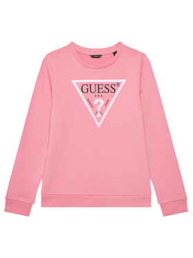 Guess Guess Majica dugih rukava J74Q10 KAUG0 Ružičasta Regular Fit