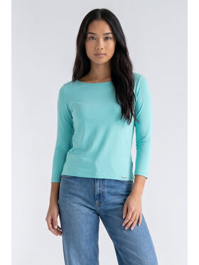 FIGL FIGL Blúzka M1371 Zelená Regular Fit