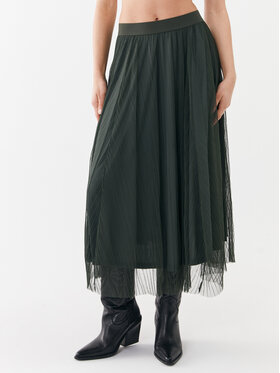 ONLY ONLY Midi sukně 15214303 Zelená Regular Fit