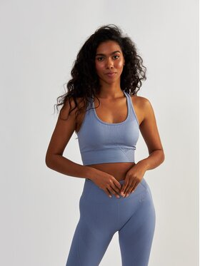 BeShaped BeShaped Biustonosz sportowy Bezszwowy Femme Force Niebieski