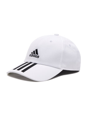 adidas adidas Καπέλο Jockey Baseball 3-Stripes Twill Cap FQ5411 Λευκό