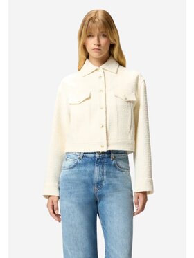 PINKO PINKO Μπουφάν γυναικείο GELATO GIUBBINO TWEED FANTASIA ACCOPPIATO Μπεζ Regular Fit