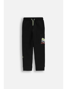 Coccodrillo Coccodrillo Teplákové nohavice ZC5120201SBK-021 Čierna Regular Fit