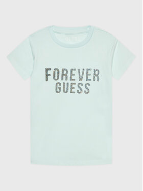 Guess Guess Футболка K3RI05 K6YW3 Голубий Regular Fit
