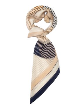 ALLORA BE UNIQUE ALLORA BE UNIQUE Foulard silk brown Beige