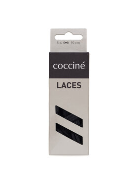 Coccine Coccine Șireturi pentru încălțăminte SZNUROWADŁA 90 cm P7 BAWEŁNIANE v.AZ Negru