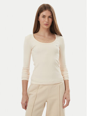 Guess Guess Majica V4BP07 K8RT2 Écru Regular Fit