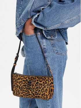 Tommy Jeans Tommy Jeans Geantă Tjw Must Leopard Shoulder Bag AW0AW18008 Portocaliu