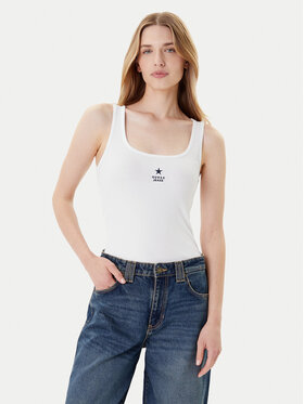 Guess Jeans Guess Jeans Top W4YP48 KA0H1 Bijela Regular Fit