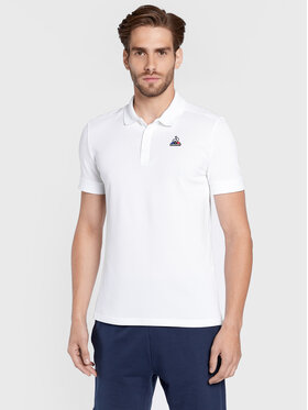Le Coq Sportif Le Coq Sportif Polo 2121093 Biały Regular Fit