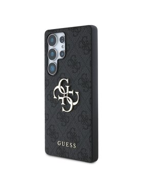 Guess Guess Etui na telefon Big 4G Logo Classic Logo Czarny