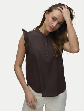 Vero Moda Vero Moda Блуза Selma 10345667 Кафяв Regular Fit