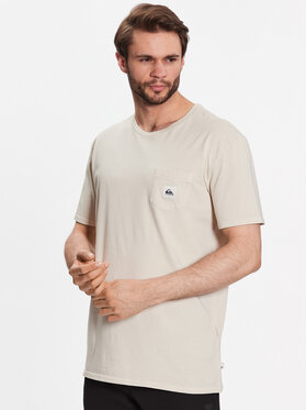 Quiksilver Quiksilver Tričko Sub Missions EQYZT07253 Béžová Regular Fit