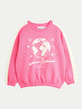 MINI RODINI Mini Rodini Felpa Society 2472011928 Rosa Regular Fit