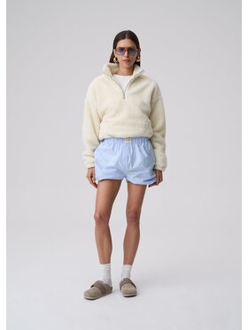 Le Collet Le Collet Szorty materiałowe ZILLY Niebieski Regular Fit
